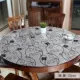 . Khăn trải bàn dùng một lần chống thấm nước và chống dầu 60 khăn trải bàn hình tròn bằng nhựa một mét hai hình tròn khách sạn đẹp một mét năm.