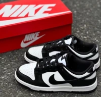 Nike Nike Dunk Low Women's Black и White Panda Low Shoes CW1588-100