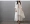 2018 mùa xuân mới gió quốc gia bông và vải lanh giả hai mảnh váy nữ Hàn Quốc phiên bản của chất béo mm lỏng mỏng lanh váy váy đen dài qua gối