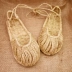 Nông dân dép rơm thủ công đầy đủ gai dầu lên Red Army Giày dài tháng ba đôi dép nam cá tính sandal lính cộng với kích thước lanh tinh khiết - Sandal Sandal