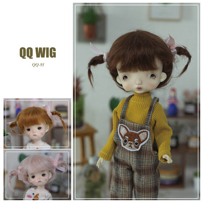 taobao agent [Dolly Planet] BJD/SD Ma Hai Mao wigs silly, cute sheep-horn braid qq-91