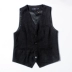 Suit vest vest nam phiên bản Hàn Quốc của Anh retro sọc giản dị vest vest hai mảnh phù hợp với chú rể ăn mặc thủy triều - Dệt kim Vest áo len nam trung niên Dệt kim Vest