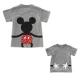 2020 Mickey Minnie trang phục phụ huynh-trẻ em một gia đình gồm ba hoặc bốn áo thun cotton ngắn tay Trang phục gia đình mẫu giáo quần áo biểu diễn - Trang phục dành cho cha mẹ và con