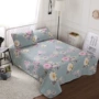 Hàn Quốc mua ở Nhật Bản. Khăn trải giường bằng vải bông đơn trải giường bằng vải bông dày ba mảnh - Trải giường ga trải giường 1m2