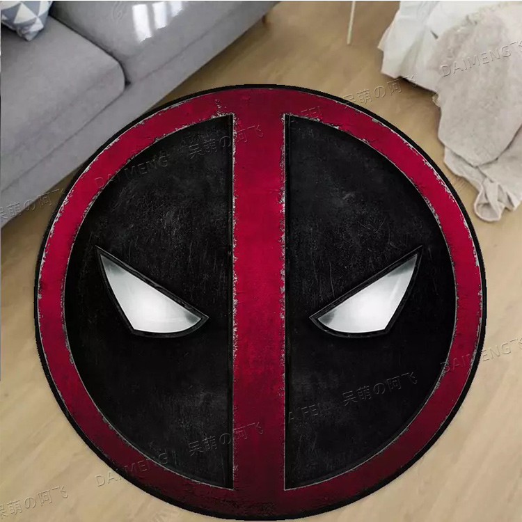 Chaohuo Shop 14originality Chaopai circular lovely Cartoon carpet a living room tea table hanging basket Computer chair room bedroom Earth mat customized