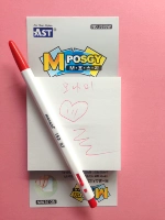 【Pen Pressing】 0,7 красного ядра белый полюс Mu Nami 153