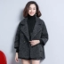 Mùa xuân và mùa đông 2019 mới của phụ nữ Hàn Quốc nhỏ nước hoa làm dày len nhỏ phổ biến áo khoác len ngắn ngắn phổ biến - Áo khoác ngắn áo khoác nữ de thương Áo khoác ngắn