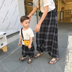 Chenchen mẹ bé quần áo trẻ em mùa hè cha mẹ và con mẹ và con triều lưới sóc bay quần quần cậu bé hoang dã quần cotton Trang phục dành cho cha mẹ và con