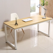 Bàn làm việc bằng gỗ đơn giản bằng gỗ bàn đẹp mắt tối giản đôi bàn máy tính để bàn bàn tùy chỉnh - Bàn