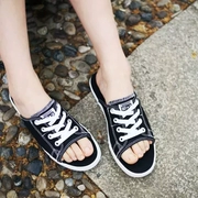 Giày vải converse Giày nam giày nữ 2018 hè cổ điển từ thể thao kéo dép và dép thường giày 150247C