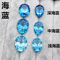 Сапфировый синий натуральный драгоценный камень для кольца, кольцо с камнем, серьги, подвеска
