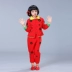 Mùa xuân Trung Quốc Giấc mơ trẻ em Trang phục màu đỏ Giấc mơ em bé Trang phục khiêu vũ Trường tiểu học búp bê đạo đức Trang phục lễ hội - Trang phục Trang phục