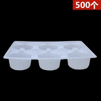 Белые шесть чашек перетаскивают 500