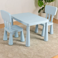 Синяя таблица+2 квадратного заднего стула для анти -стрикторов