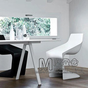 Hiện đại kho creative thiết kế nội thất bột giấy ghế thép thủy tinh bow giải trí ghế ăn