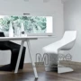 Hiện đại kho creative thiết kế nội thất bột giấy ghế thép thủy tinh bow giải trí ghế ăn ghế băng dài