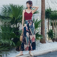 Пляжные этнические штаны, шифоновая юбка, этнический стиль, стиль бохо