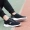 Mùa hè của nam giới lưới thoáng khí giày Hàn Quốc phiên bản của hoang dã thể thao giản dị giày giày đen thấp để giúp người đàn ông của giày chạy giày thủy triều