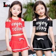 Zhongda trẻ em đồ bơi cô gái Hàn Quốc Fan trẻ em 12-15 tuổi Hàn Quốc phiên bản của hai mảnh phù hợp với 5 Công Chúa mô hình bốn nhỏ sinh viên tươi