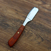Красная сандаловая ручка серебра (широкая пленка ножа)