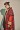 Wu Yifan với phần dài áo gió nam kẻ sọc đỏ mở không tay lỏng lẻo đơn ngực áo gió áo khoác cá tính