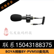Máy ảnh micrô BOYA Boya BY-PVM50 Máy ảnh DSLR Phỏng vấn ghi âm Micrô ngưng tụ âm thanh nổi - Phụ kiện VideoCam