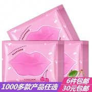 Han Wei chính hãng cherry lip film 10 miếng dưỡng ẩm giữ ẩm chống khô để loại bỏ da chết làm mờ dần các dòng son chăm sóc môi