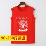 Thanh niên vest mùa hè phần mỏng 17 cậu bé lớn chất béo boy 12 cộng với phân bón tăng không tay cotton T-Shirt mùa hè 15 tuổi