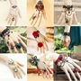 Thứ hai Yếu Tố Ren Cổ Điển Red Rose Gothic Gió Trang Trí Vòng Đeo Tay Một Hộp Đêm Nữ Vũ Đảng Hiệu Suất Đồ Trang Sức vòng tay vàng 24k