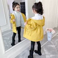 Демисезонный пуховик, флисовый детский плащ, длинная утепленная куртка, детская одежда, 2020, в корейском стиле, подходит для подростков, в западном стиле