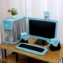 bộ bảo vệ Hàn Quốc màn hình hiển thị bàn phím máy tính để bàn trang trí tối giản bìa dễ thương vải bụi máy tính bìa tay - Bảo vệ bụi áo trùm máy giặt vải dù