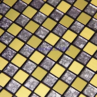 Гранулы 1,5 см золото+серый ослепительный лед