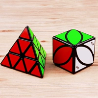 Qiyi черная фоновая пирамида+кленовый лист+учебник+основание