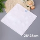 viên vệ sinh máy giặt 10 gói nguyên chất bông trắng khăn vuông nhỏ Lẩu khách sạn mẫu giáo nhà hàng khăn tay nhỏ khăn trắng vuông giẻ vien tay long giat