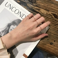 Модное универсальное кольцо, японское ювелирное украшение, аксессуар, на указательный палец, легкий роскошный стиль, популярно в интернете