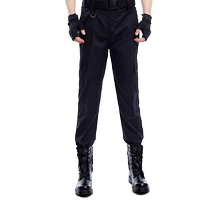 Черные демисезонные штаны