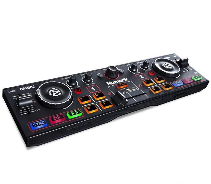 Dj 02. Контроллер Numark dj2go2. DJ контроллер USB Numark dj2go2 Touch.