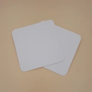 Square coaster 9X9CM tông trắng DIY tin nhắn doodle thẻ sáng tạo thủ công - Giấy văn phòng