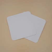 Square coaster 9X9CM tông trắng DIY tin nhắn doodle thẻ sáng tạo thủ công - Giấy văn phòng giấy decal a4 văn phòng