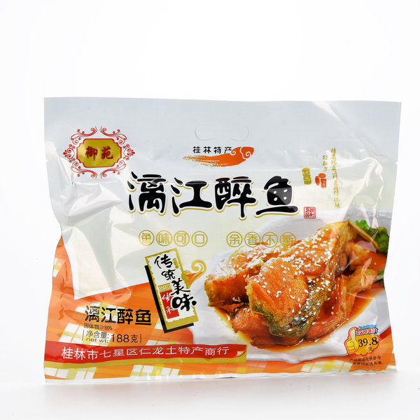 桂林特产 御苑 漓江醉鱼即食鱼块 188g 淘宝优惠券折后￥15包邮（￥25-10）2味可选