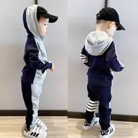 Демисезонная хлопковая тонкая куртка, спортивные штаны, детская одежда