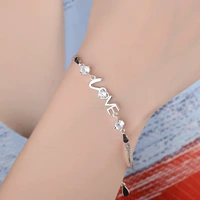 Серебряный браслет, гипоаллергенное ювелирное украшение для друга, серебро 925 пробы, простой и элегантный дизайн, подарок для девушки