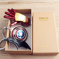 Красная рука сенсоронная серебряная вращающаяся щит-черная двойная летучая мышь