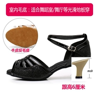 Черный 6 см каблука (внутренняя основа для волос)