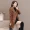 Áo khoác da nữ 2018 phiên bản mới của Hàn Quốc thời trang mùa đông Slim lông một mảnh cộng với áo gió PU dày nhung