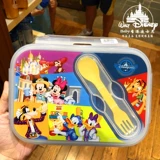 Дисней, мультяшный детский ланч-бокс, ложка, вилка, комплект, Гонконг