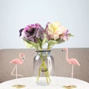 Bình hoa Bắc Âu mới trang trí phòng khách hoa khô cắm hoa đơn giản hiện đại mềm mại trang trí nhỏ bàn tươi - Vase / Bồn hoa & Kệ