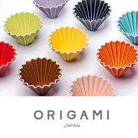 ORIGAMI JAPAN Nissan gốm nhỏ giọt rửa tay lọc cà phê cốc cốc bánh nhỏ nhiều màu tại chỗ - Cà phê phin cà phê