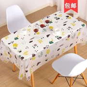 Khăn trải bàn nhỏ tươi khăn hình chữ nhật bàn cà phê bàn ​​không thấm nước bàn chống nóng mat chống dầu PVC khăn trải bàn dùng một lần