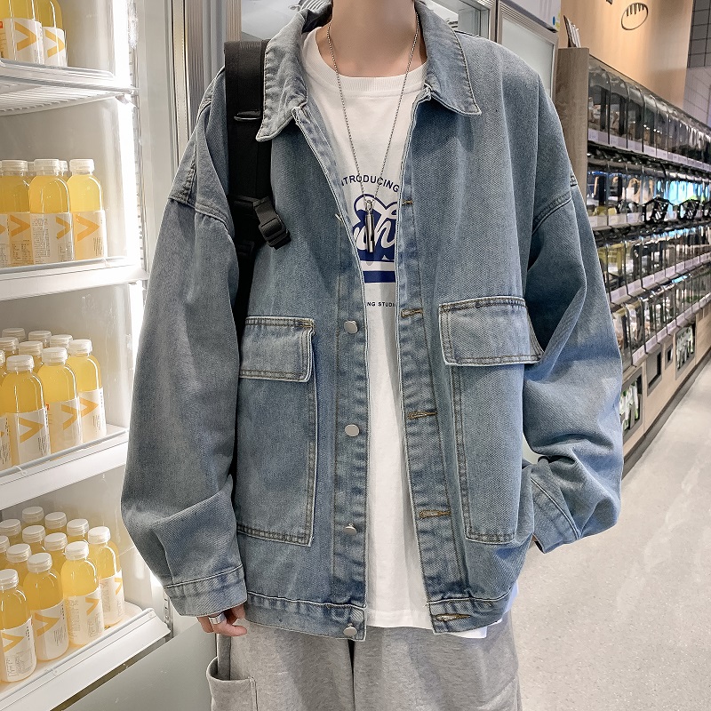 Wear Korean and Japanese men's casual spring jacket